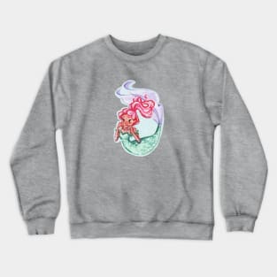 Strawberry Hair Mermaid Crewneck Sweatshirt